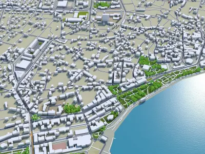 Yevpatoriya Crimea Low-poly 3D model