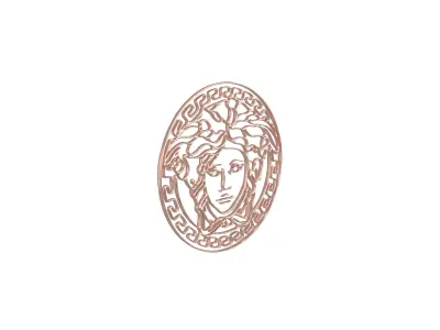 Gianni Versace Logo v1 006 Free low-poly 3D model