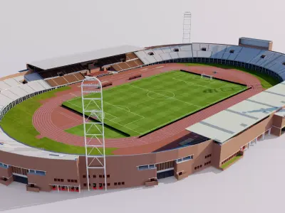 Olympic Stadium Amsterdam - Netherlands 3D model