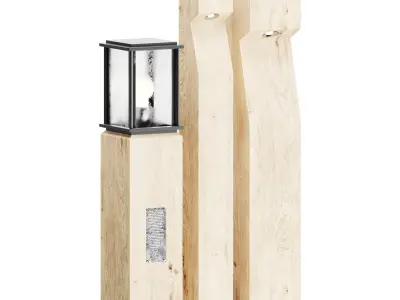Timberlab EYE Garden lantern 3D model