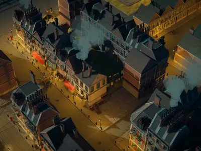 Old City Pack Low-poly 3D model