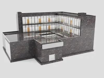 Boutique Hotel exterior and interiors Free 3D model