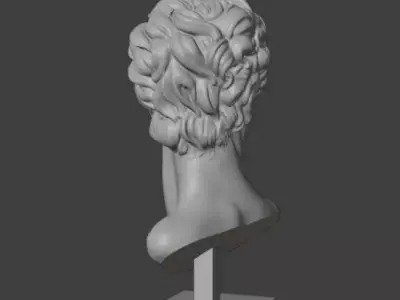 Arno Breker Readiness 3D Bust Model for Rendering and Printing 3D model