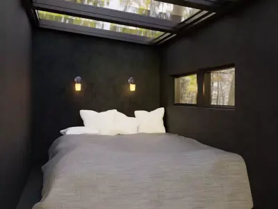 Hidden Bedroom in Nature 3D model
