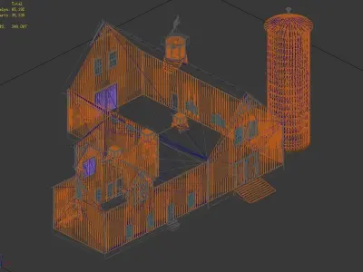 Heterogeneous - Building - Building B Building 05 3D model