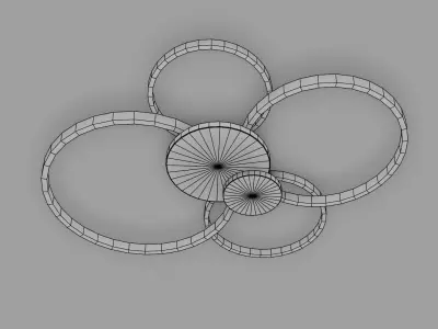Ring Chandelier 3D model