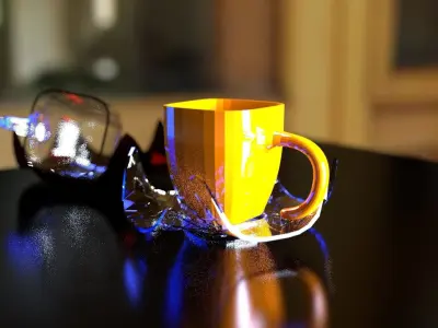 Mug and Saucer 3D model