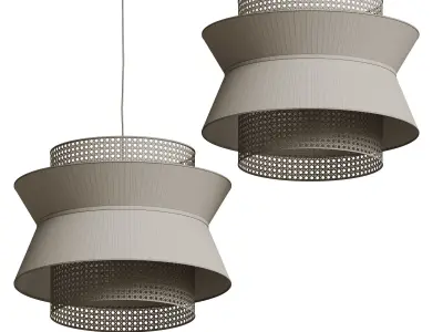 Singapour Xl Suspension Lamp 3D model