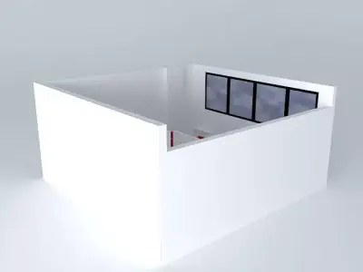 mauroorkut box with windows Free 3D model