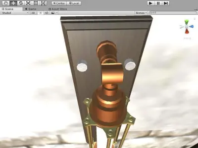 Edison Wall Lamp  Low-poly 3D model