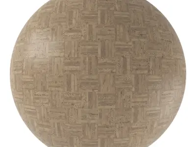 Parquet - Laminate - Wooden floor 4 in 1 3D model