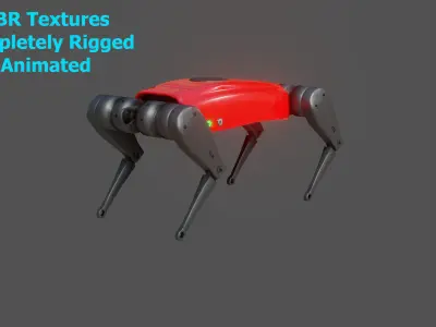 Weilan Alpha Dog- Low Poly PBR- Game Ready Low-poly 3D model