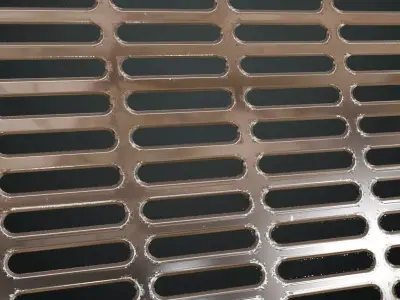 Silver Metal Grill Transparent PBR Seamless Texture order