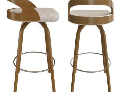 Half Bar Chair Halmar 3D model