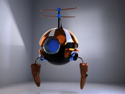 Robot Team 3D model