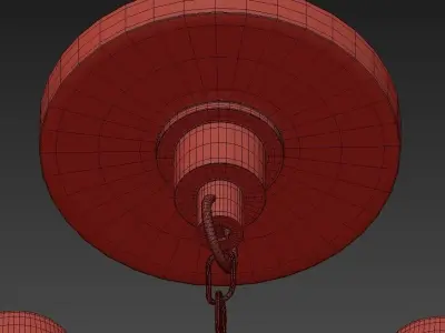 Arrow Large Chandelier 3D model