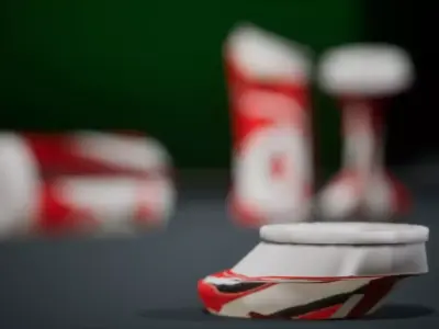 Realistic Crushed Soda Can- Unity Prefabs Included Low-poly 3D model