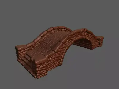 Stone Bridge 3D Print 3D print model