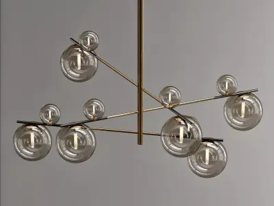 DOMINGO skelly chandelier 3D model