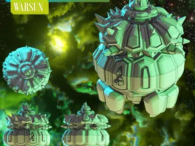 Twilight Imperium Ships - Xxcha Kingdom 3D print model