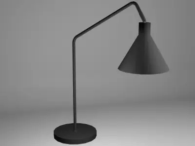 Modern Classic Table Lamp Low-poly 3D model