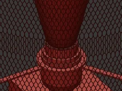 Radial Cage 3D model