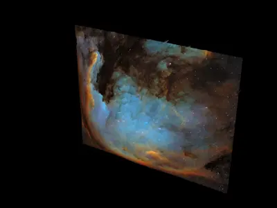 North America Nebula 3D model