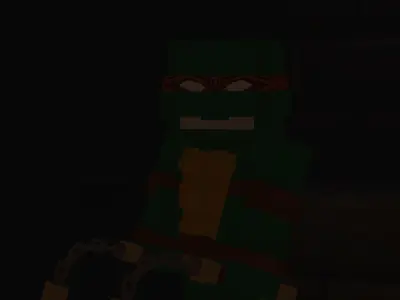 TMNT Series Michelangelo Set 3D model