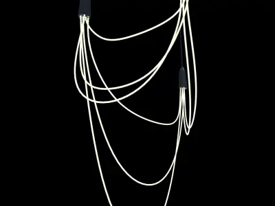 Minimal Light Fixture 3D model
