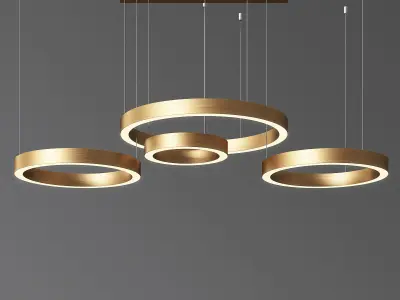Ring Chandelier Collection  3D model