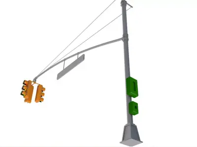 Traffic Lights 3D model
