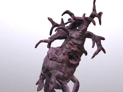 Monster Ugly Tree Low-poly 3D model