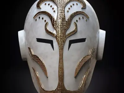 Jedi Temple Mask Star Wars  3D print model
