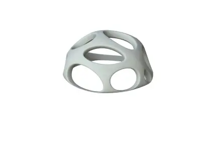 SciFi Cube Object No 54814 Low Poly Shape Low-poly 3D model