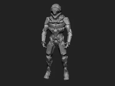 Udath the Bounty Hunter 3D print model