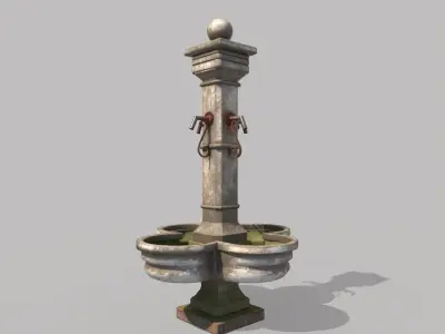 Public Fountain 3D model