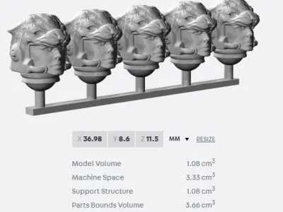 gladiator galo space helmet 3D print model