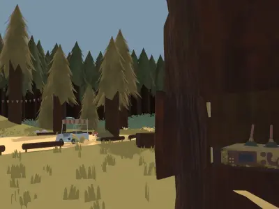 Mystery Shack Low-poly 3D model