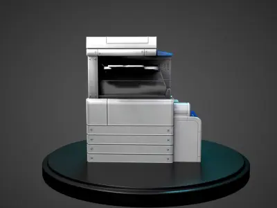 PhotoStat Machine Low-poly 3D model