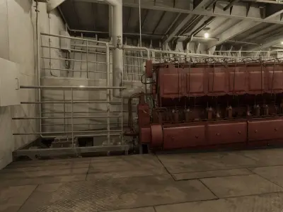  Vessel Engine Compartment 