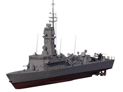 Victory Class Corvette 3D model
