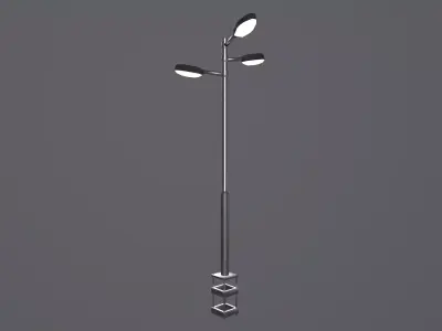 Street Light 3D Model Low-poly 3D model