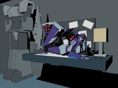 Deltas Shadow 3D model 3D model