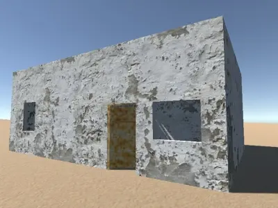 House old rust 1 Low-poly 3D model