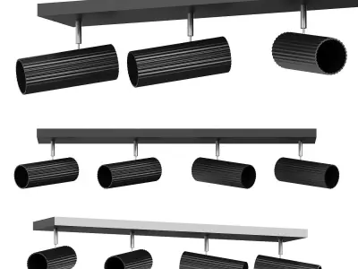  Semi Flush Spotlight 3D model