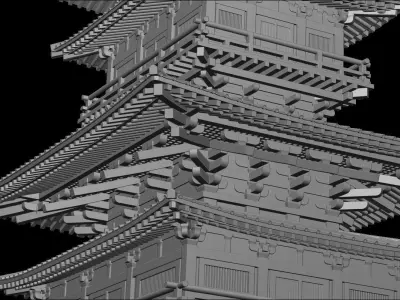 Japanese Tower 3D print model