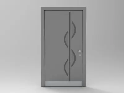 Groovy Door 3D model