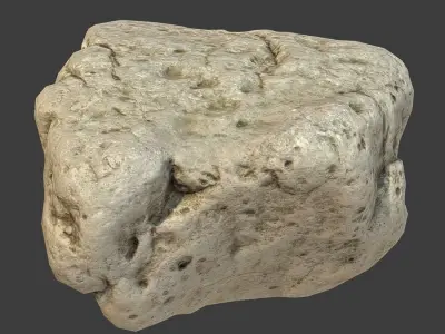 Peggy Stone Low-poly 3D model