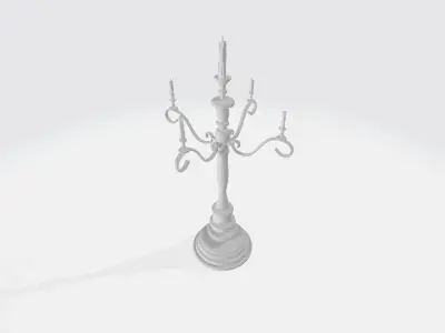 Candlestick candelabra 3D model