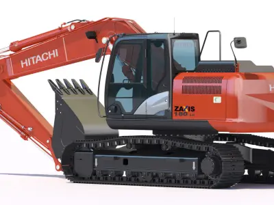 Excavator Hitachi Zaxis ZX180 LC 3D model
